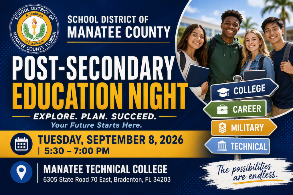 Image with date of Post Secondary Education Fair